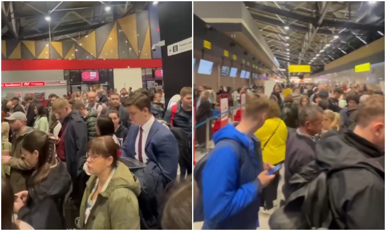 šta se dešava na aerodromima u moskvi