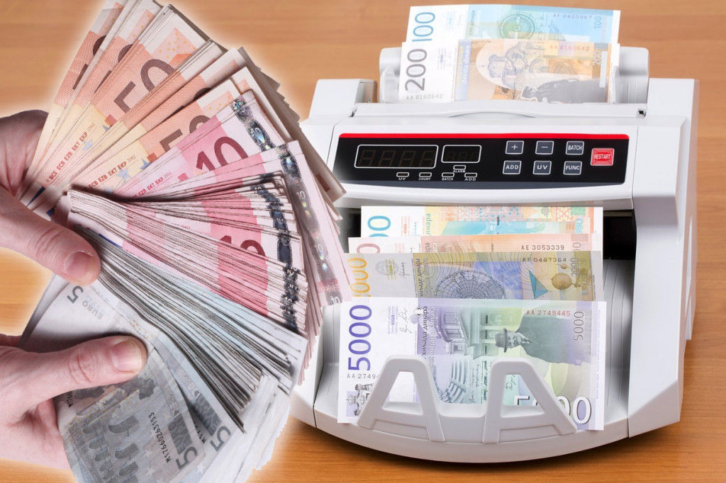 Kurs dinara prema evru za 16. maj