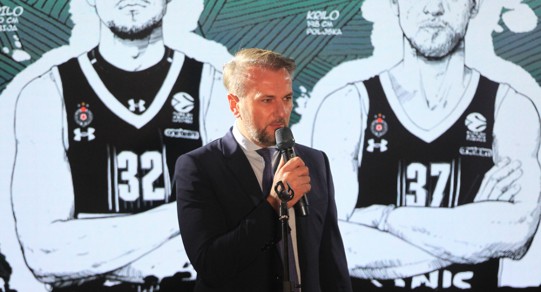 Predsednik Partizana nakon osvajanja duple krune