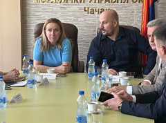 Ministarka Paunović održala sastanak sa predstavnicima Moravičkog okruga