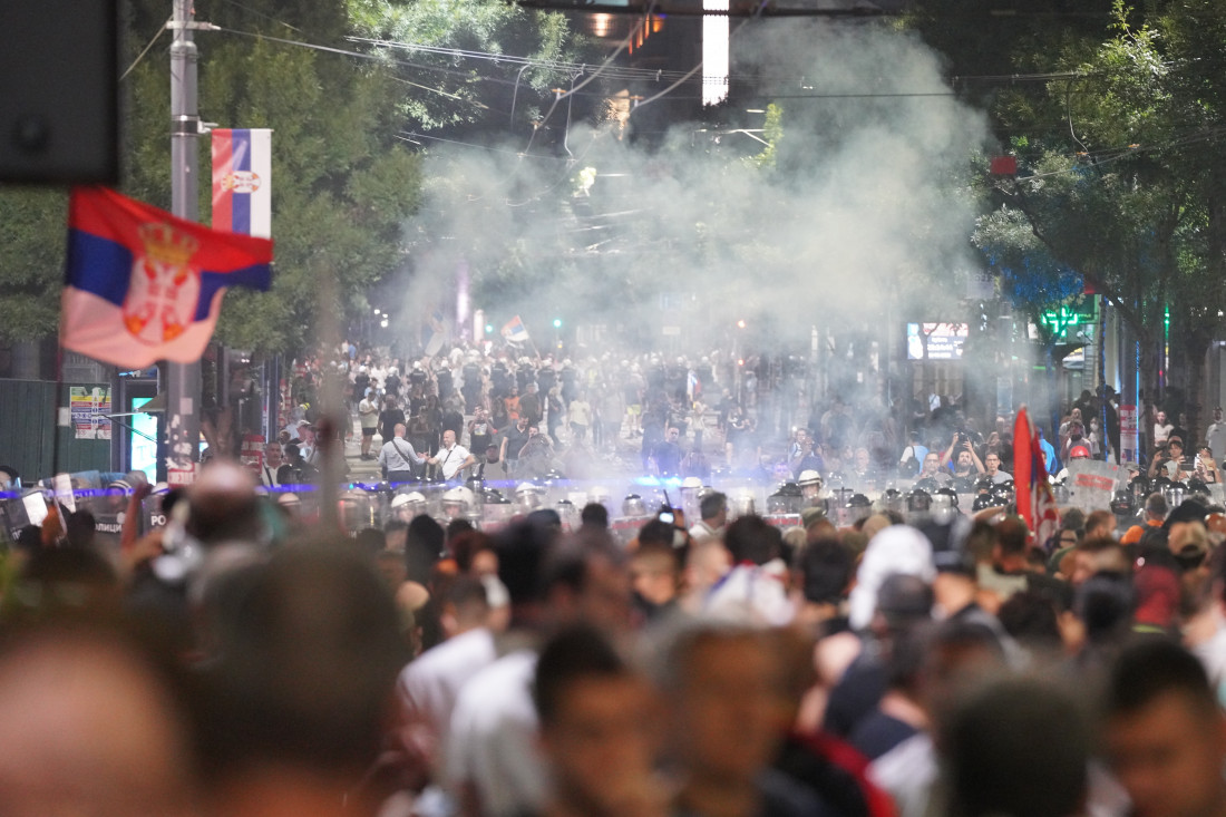 FAZ: Nacionalizam zavladao studentskim protestima