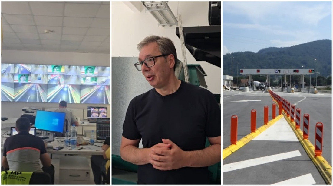Vučić obišao sobu za kontrolu tunela Laz i Munjino brdo