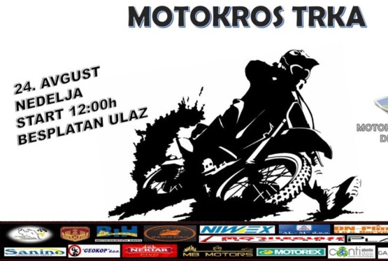 Motokros trka na stazi u Derventi