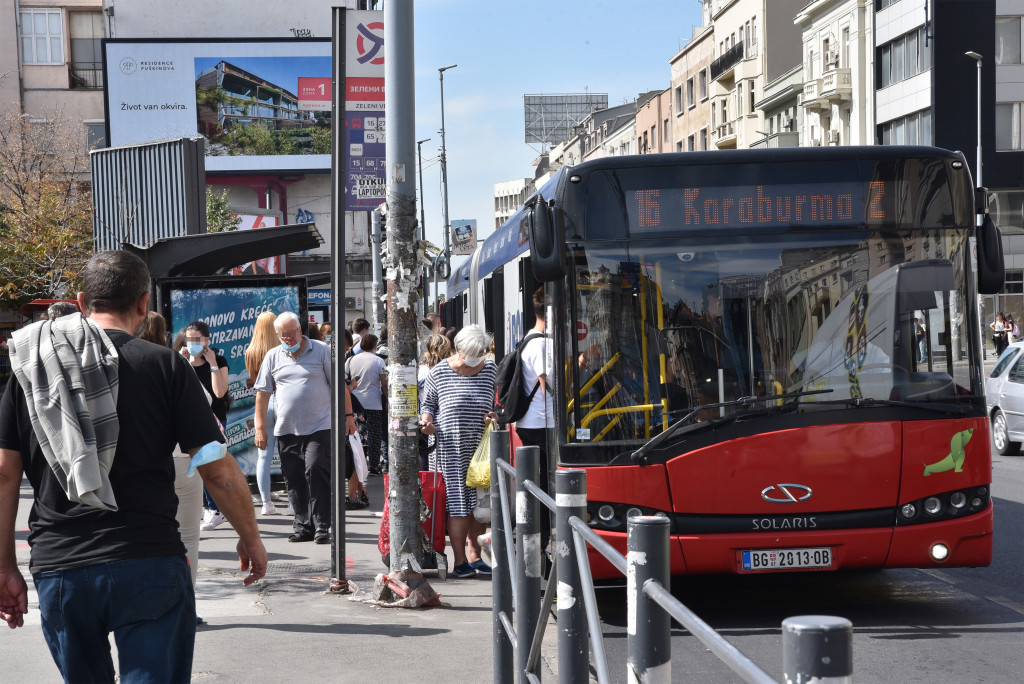 Od sutra izmena trasa linija gradskog prevoza u centru Beograda