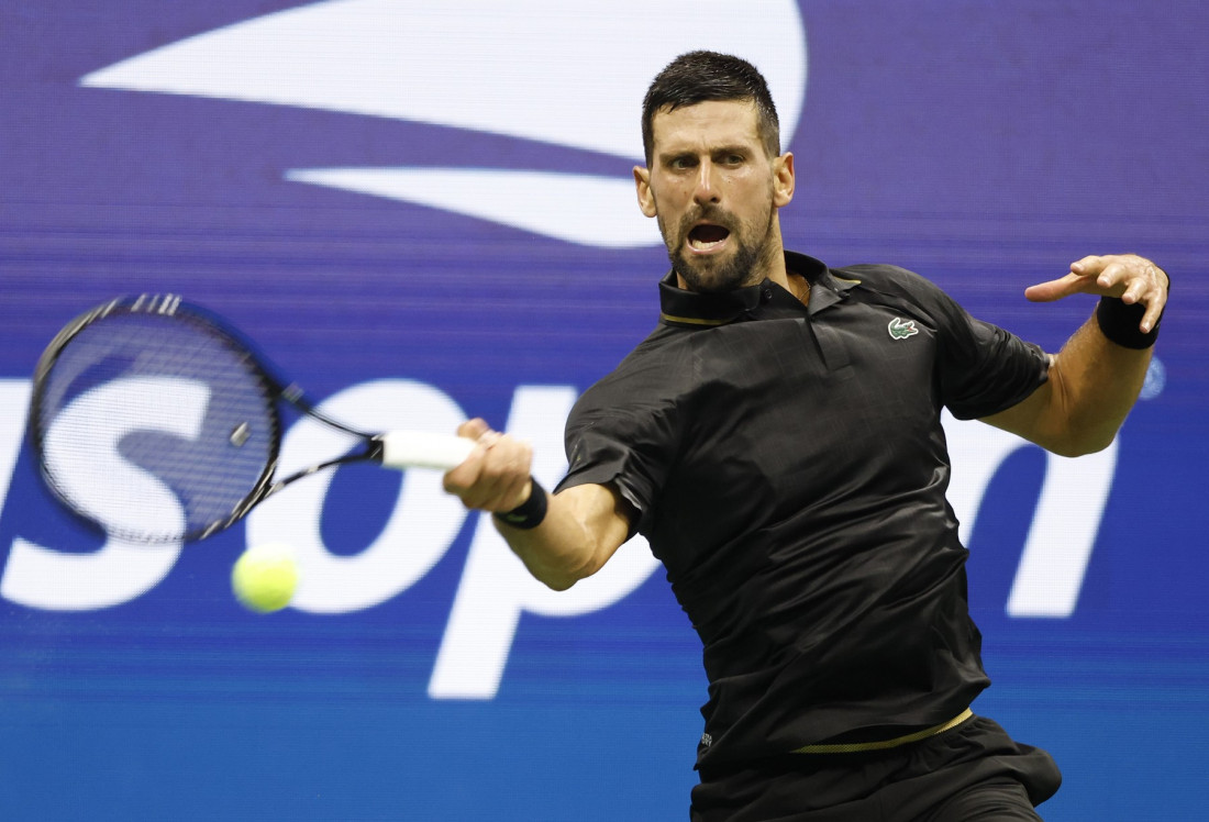 Novak Đoković Lernera Tijena US Open