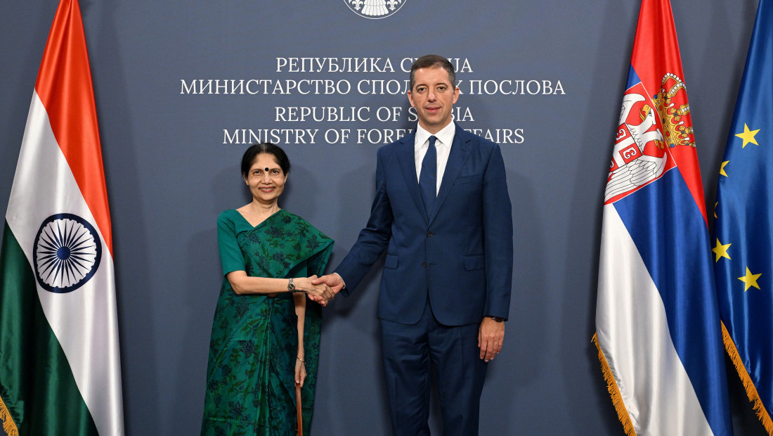 Đurić zahvalio ambasadorki Indije na uspešnoj saradnji