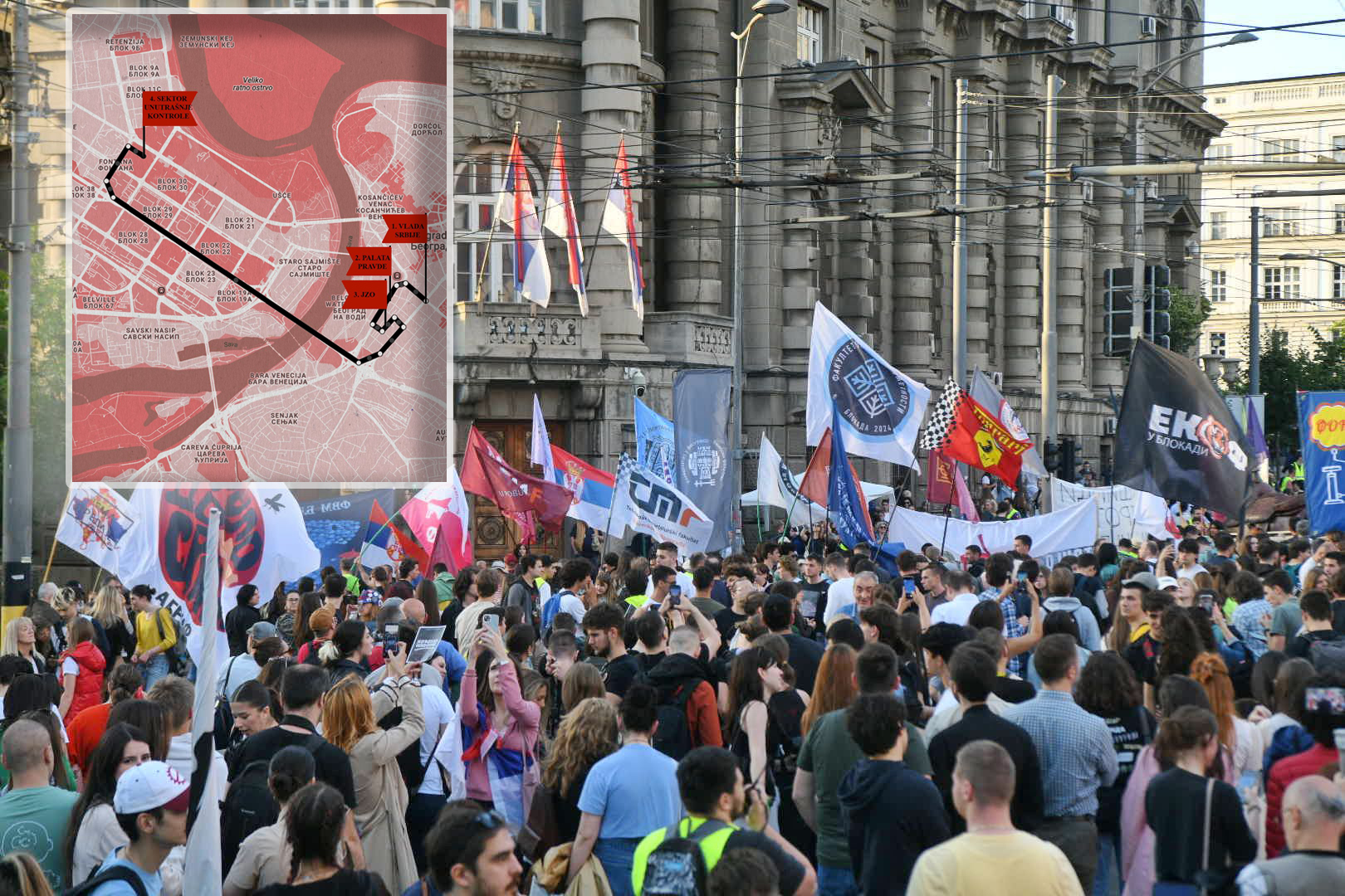 Protest studenata protiv policijske represije