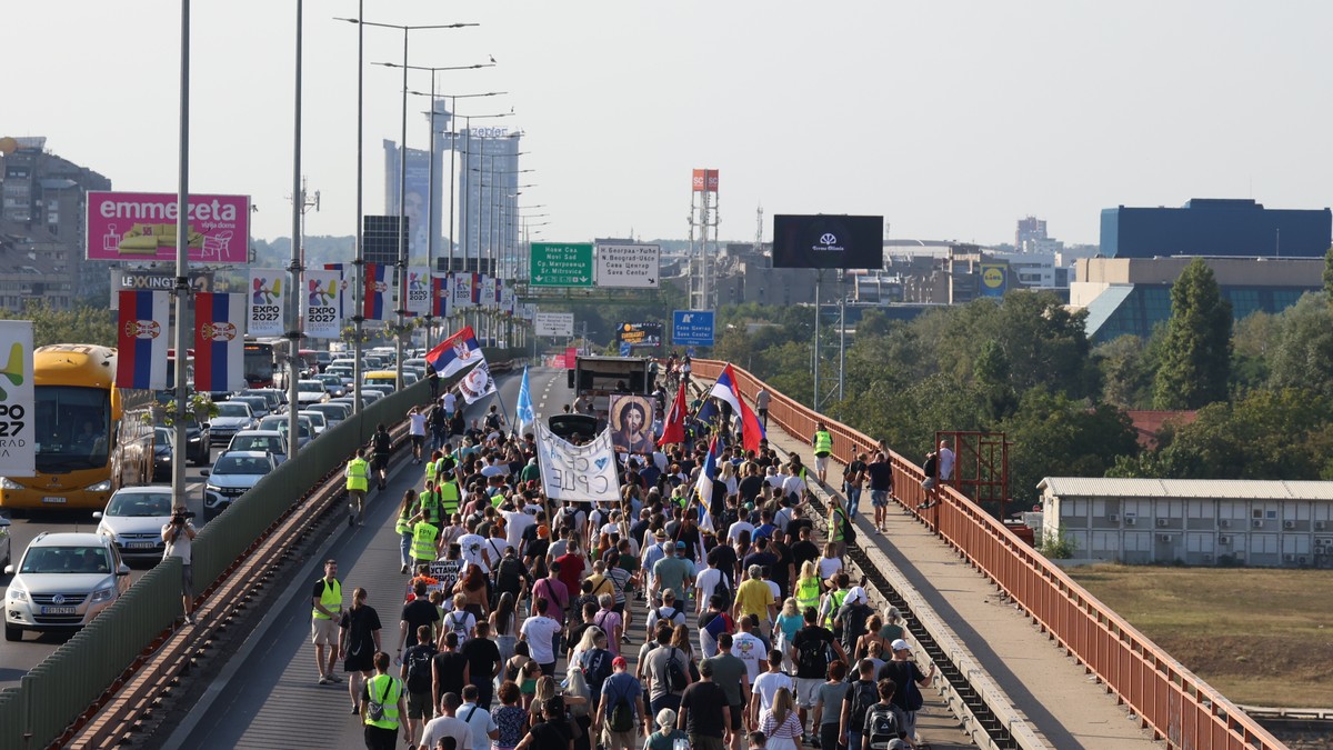 Protest studenata u Beogradu