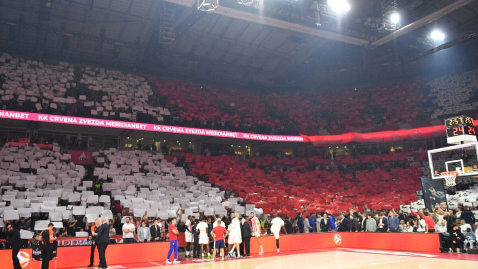 Crvena zvezda imala najveći broj navijača na meču Evrolige