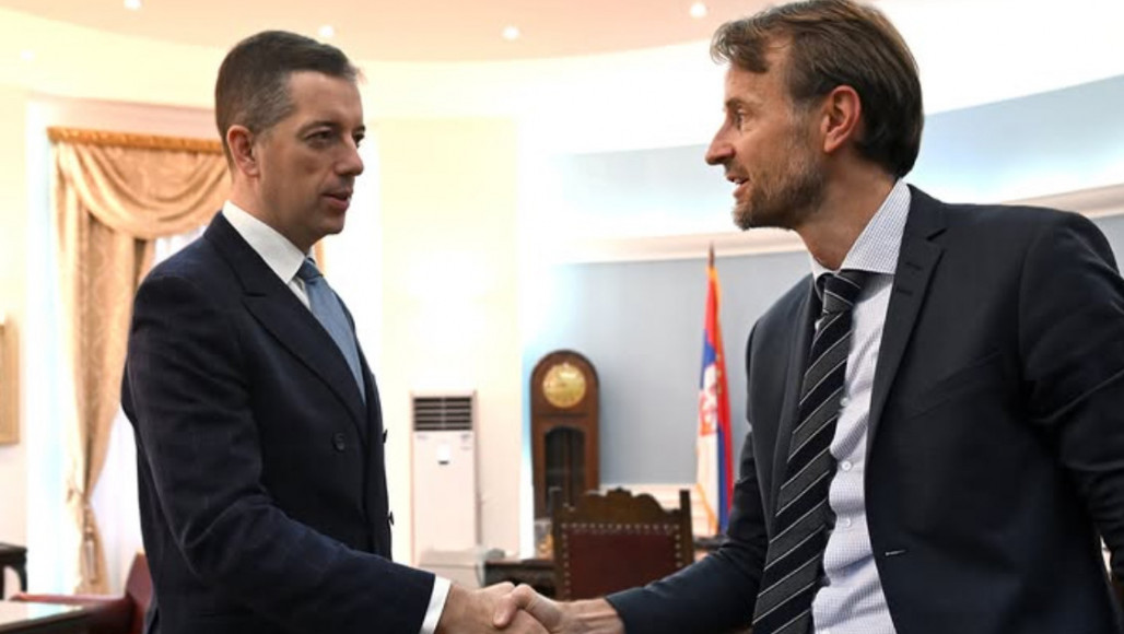 Đurić se sastao sa ambasadorom EU Andreasa fon Bekeratom
