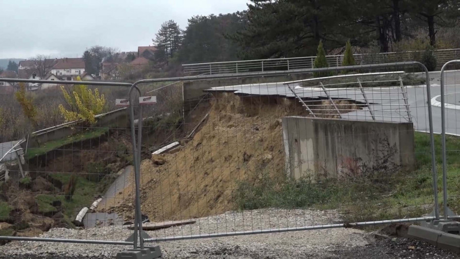 Urušio se potporni zid u Kragujevcu: počela sanacija