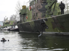 Kod Novog Sada u toku realizacija kursa za lake ronioce Vojske Srbije, traje šest nedelja