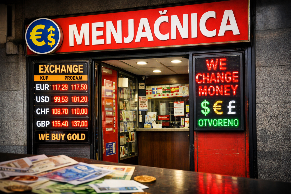 Evo kakvo će stanje biti sutra u menjačnicama!