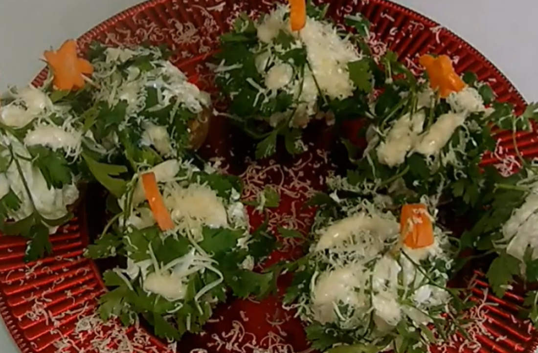 Recept za predjelo od punjenih šampinjona