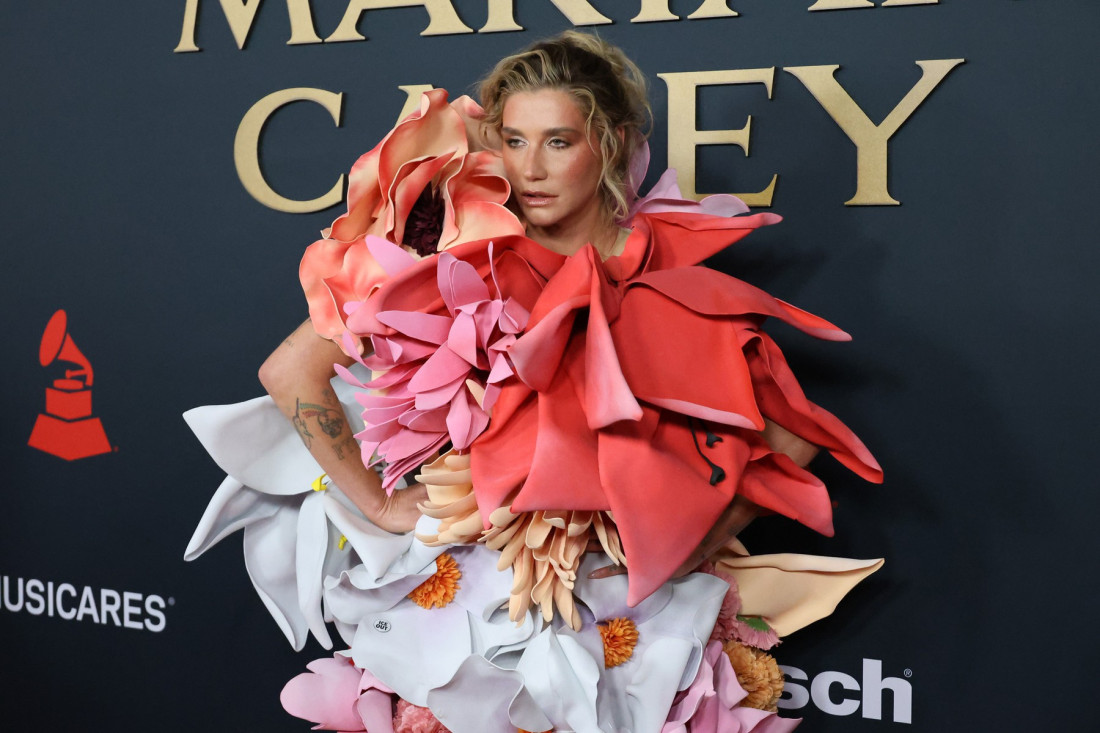 Keša se pojavila u cvetnoj kreaciji na crvenom tepihu