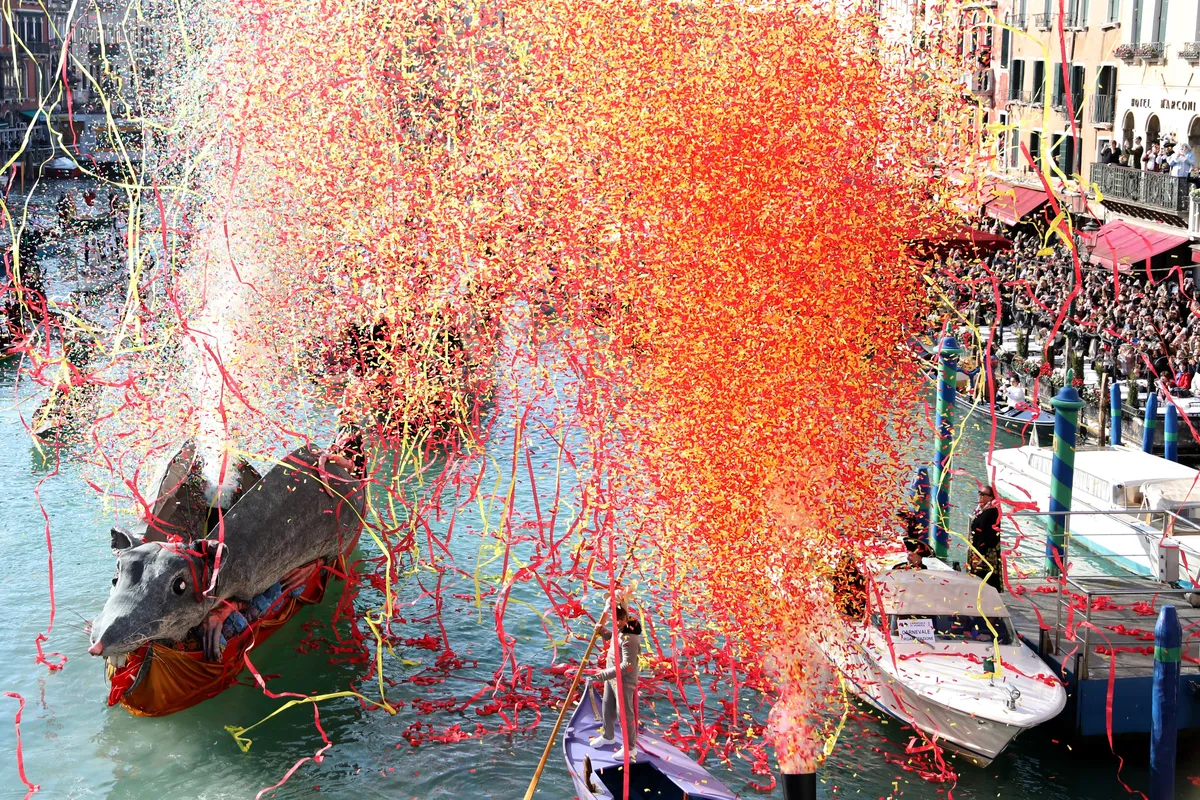 FOTO Venecija u karnevalskom ruhu – sve je u znaku Olimpijskih igara