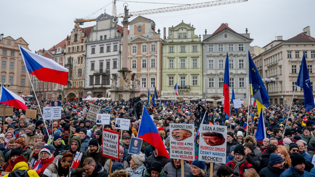 Demonstracije u Češkoj u podršku predsedniku Pavelu