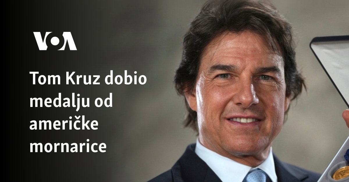 Tom Kruz dobio medalju od američke mornarice