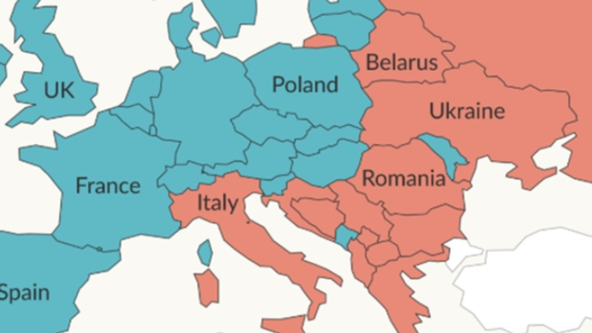 Objavljena alarmantna karta Evrope: Kontinent se deli na dve zone, evo gde je Srbija