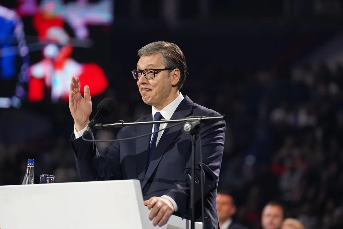 Završen miting SNS: Vučić od naprednjaka zatražio „poštenu pobedu“ na izborima