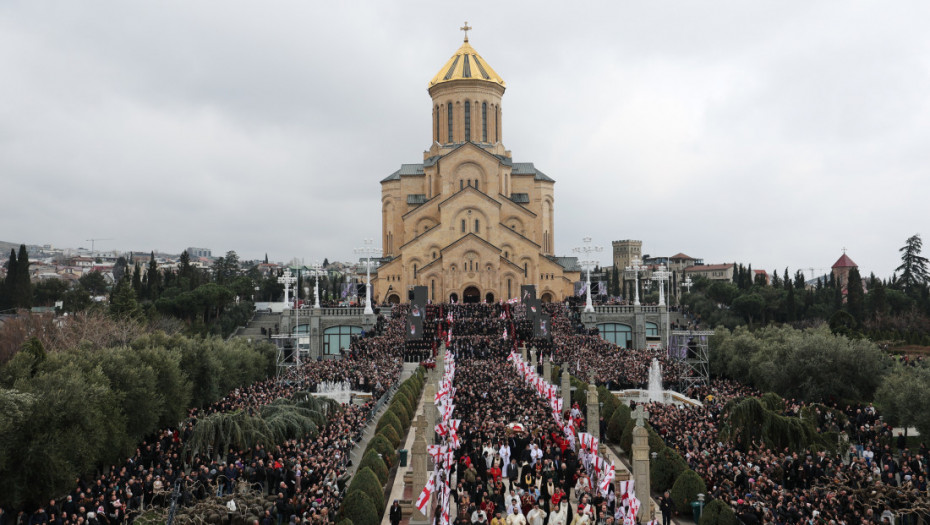 Sahrana Patrijarha Ilije u Tbilisiju