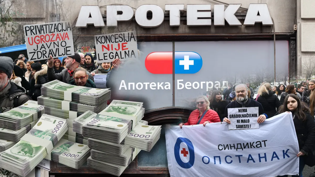 Milionske poslove i najekskluzivnije lokacije Apoteka Beograd preuzeće privatnici