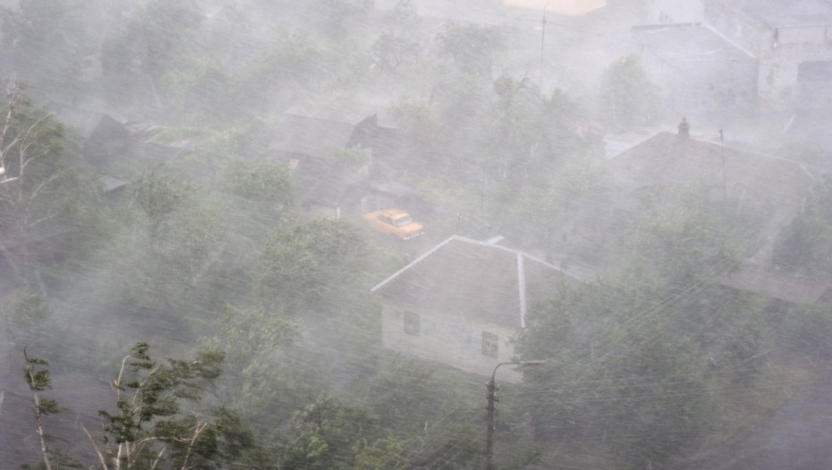 Jaka bura u Trebinju: Narandžasti meteoalarm