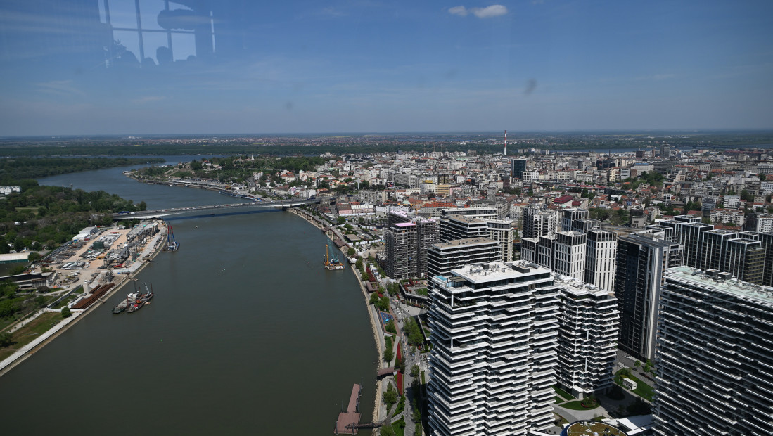 Vidikovac na 41. spratu Kule Beograd otvoren za posetioce