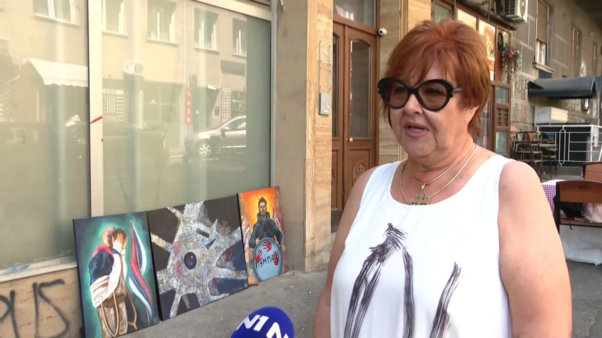 „Ne želim da ne budu viđene“: Umetnici na izložbu nisu uvrštene slike sa motivima protesta, izložiće ih – ispred galerije – Vesti iz Srbije, regiona i sveta