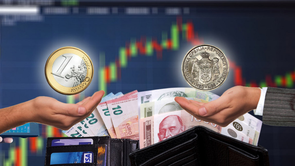Kurs dinara prema evru za 17. jun 2026. godine