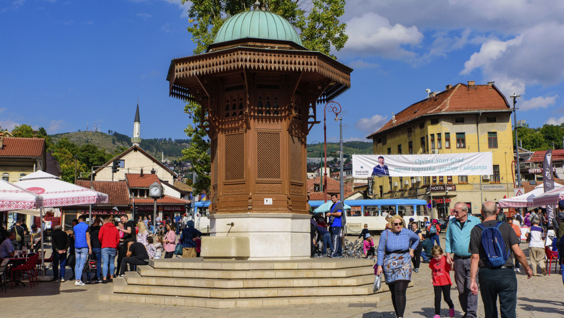 Pucnjava na Baščaršiji u Sarajevu, ulica blokirana