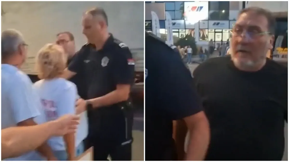 Skandal u Šidu: Narodni poslanik Dejan Bulatović, pred policijom nasrće na građane