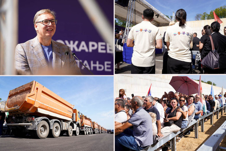Predsednik Vučić otvorio ključnu deonicu Dunavskog koridora: Ovo je istorija! (FOTO/VIDEO)