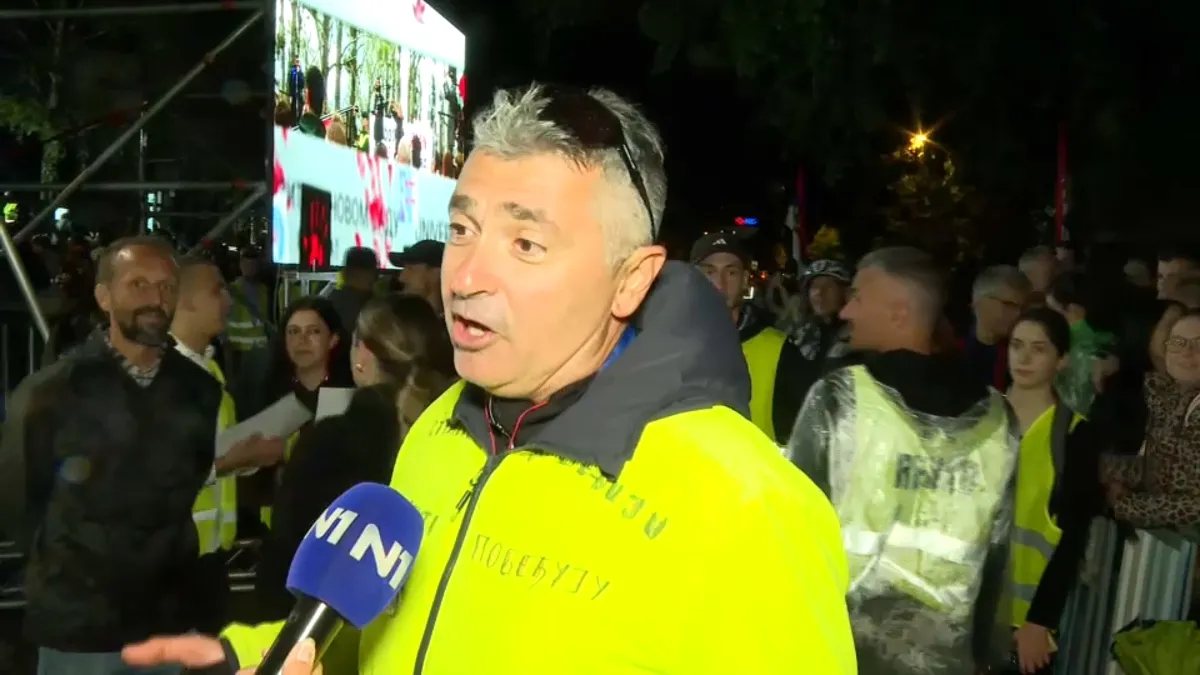 Poruka Srdanovića sa dočeka u Novom Sadu