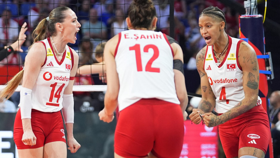 odbojka zene evropsko prvenstvo srbija turska polufinale