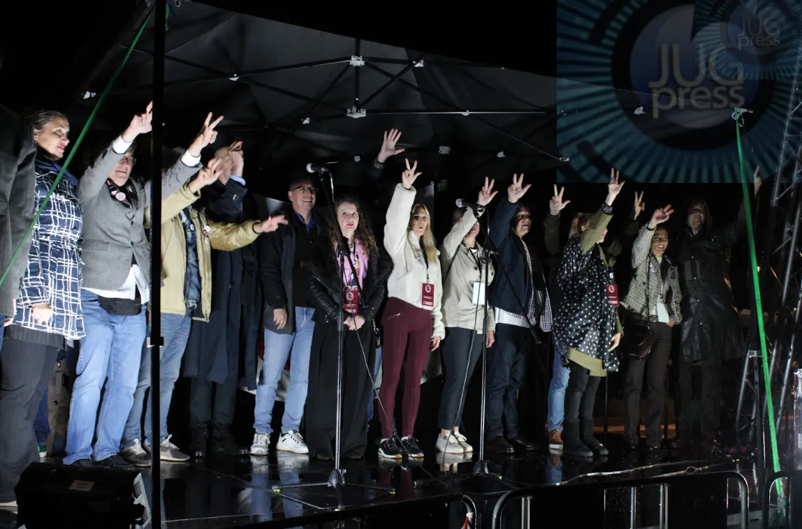 Studentski skup „Pravac Leskovac – Putem oslobođenja“ održan uprkos jakoj kiši