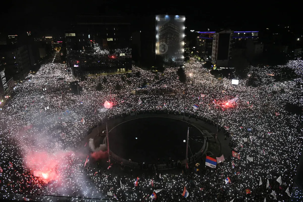 BLOG UŽIVO Saobraćaj blokiran, dr Ilija Srdanović stigao na Slaviju: Veliki broj pripadnika policije u Pionirskom parku