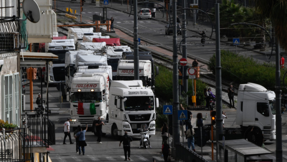 Protest kamiondžija u Italiji slabi
