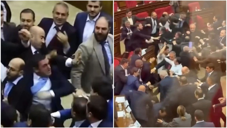 Tuča u jermenskom parlamentu: povređeno nekoliko poslanika