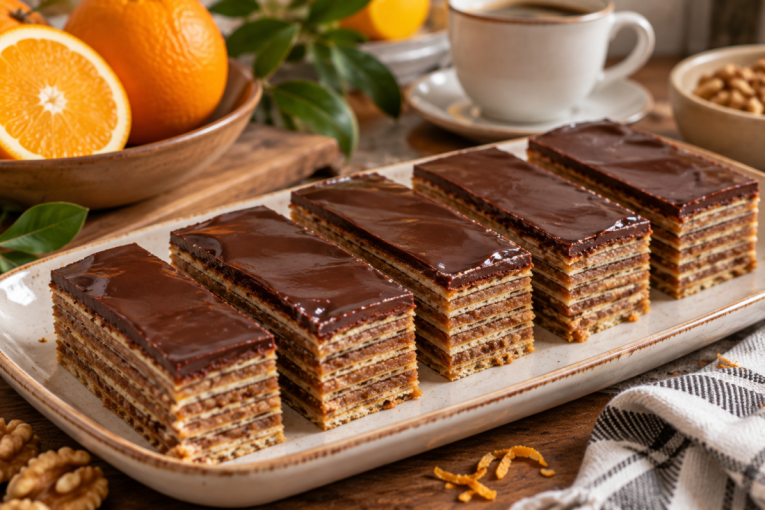 Recept dana: Čokoladne narandža kocke sa rozen korama i bogatim filom, nestaće sa tacne u trenu